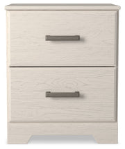 Stelsie - Two Drawer Night Stand - White - R&R Furniture Gallery (Fountain Valley, CA)