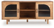 Adway - Accent Cabinet - Natural Brown - R&R Furniture Gallery (Fountain Valley, CA)