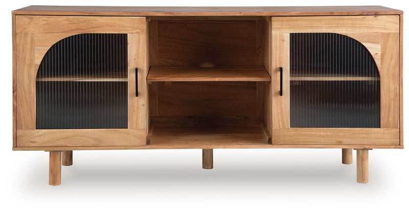 Adway - Accent Cabinet - Natural Brown - R&R Furniture Gallery (Fountain Valley, CA)