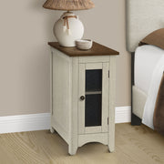 8th Street accent end table with a transitional, versatile design, featuring a sleek surface and sturdy legs.
