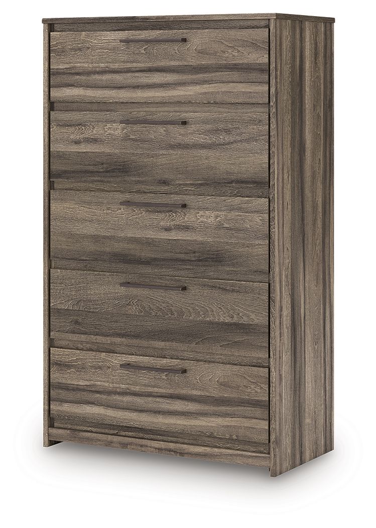 Elbrim - Five Drawer Chest - Brown - R&R Furniture Gallery (Fountain Valley, CA)