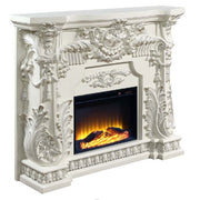 Adara - Fireplace - Antique White - R&R Furniture Gallery (Fountain Valley, CA)