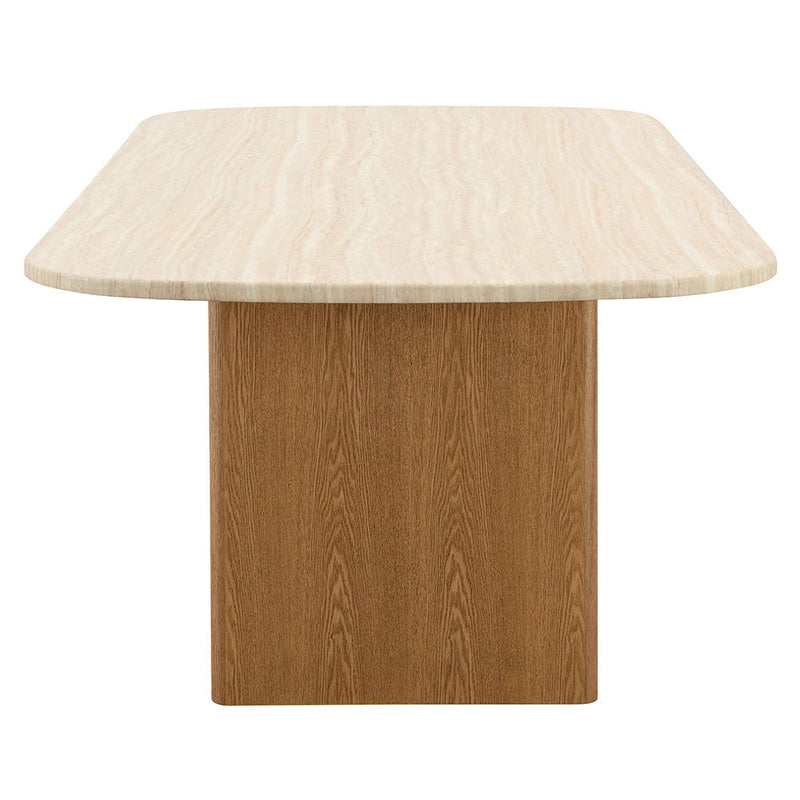 Lidi - Dining Table - Brown / Natural - R&R Furniture Gallery (Fountain Valley, CA)