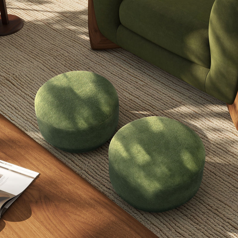 Fuji - Mushroom Footstool Ottoman - R&R Furniture Gallery (Fountain Valley, CA)