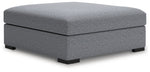 Bealton - Oversized Accent Ottoman - Salt And Pepper - R&R Furniture Gallery (Fountain Valley, CA)