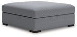 Bealton - Oversized Accent Ottoman - Salt And Pepper - R&R Furniture Gallery (Fountain Valley, CA)