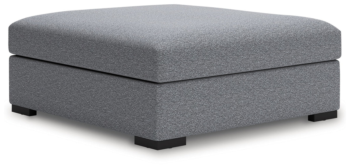 Bealton - Oversized Accent Ottoman - Salt And Pepper - R&R Furniture Gallery (Fountain Valley, CA)
