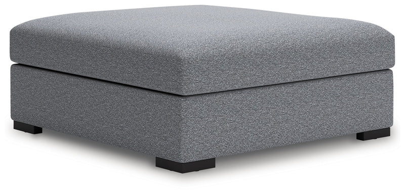 Bealton - Oversized Accent Ottoman - Salt And Pepper - R&R Furniture Gallery (Fountain Valley, CA)