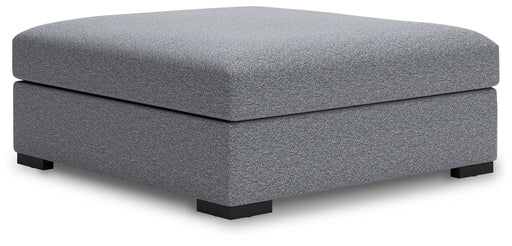 Bealton - Oversized Accent Ottoman - Salt And Pepper - R&R Furniture Gallery (Fountain Valley, CA)