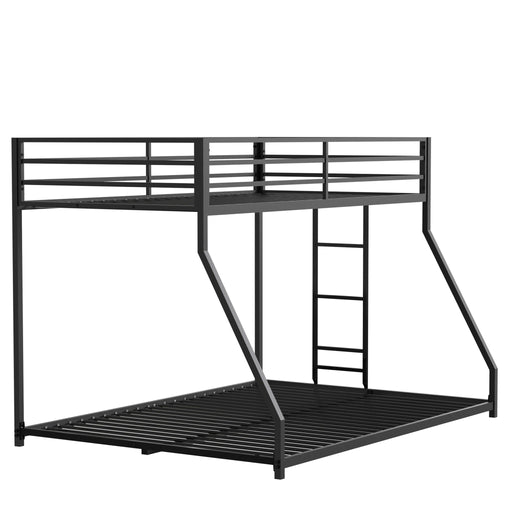 House & Home Furniture Adam bunk bed with sturdy wooden frame, featuring two stacked sleeping areas and safety rails.
