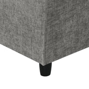 Luxe & Co. modern modular cloud sofa bed with six seats, U-shaped sectional couch, and ottoman for living room comfort.