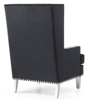 Elegant traditional arm chair by Glory Furniture with ornate wooden legs and plush upholstered seat in a classic design.