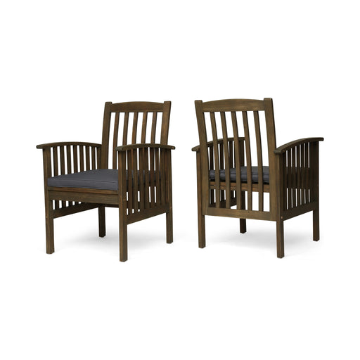 Casa - Acacia Dining Chair Set With Cushions, - R&R Furniture Gallery (Fountain Valley, CA)