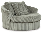 Lindyn - Oversized Swivel Accent Chair - R&R Furniture Gallery (Fountain Valley, CA)