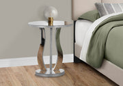 Accent Table, Side Mirror, Transitional - Silver - R&R Furniture Gallery (Fountain Valley, CA)