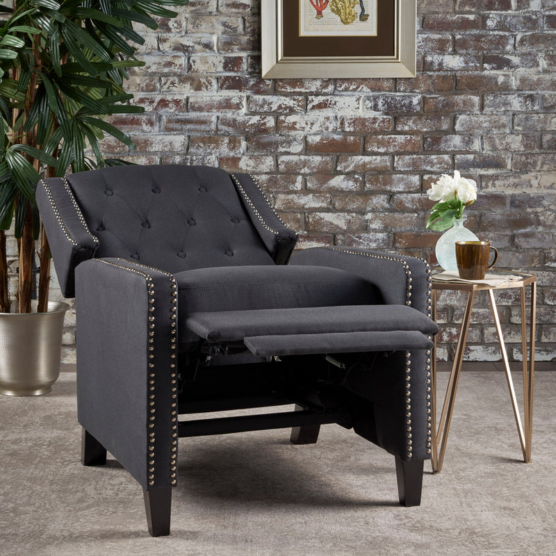 Classic Fabric Push Back Chair - R&R Furniture Gallery (Fountain Valley, CA)