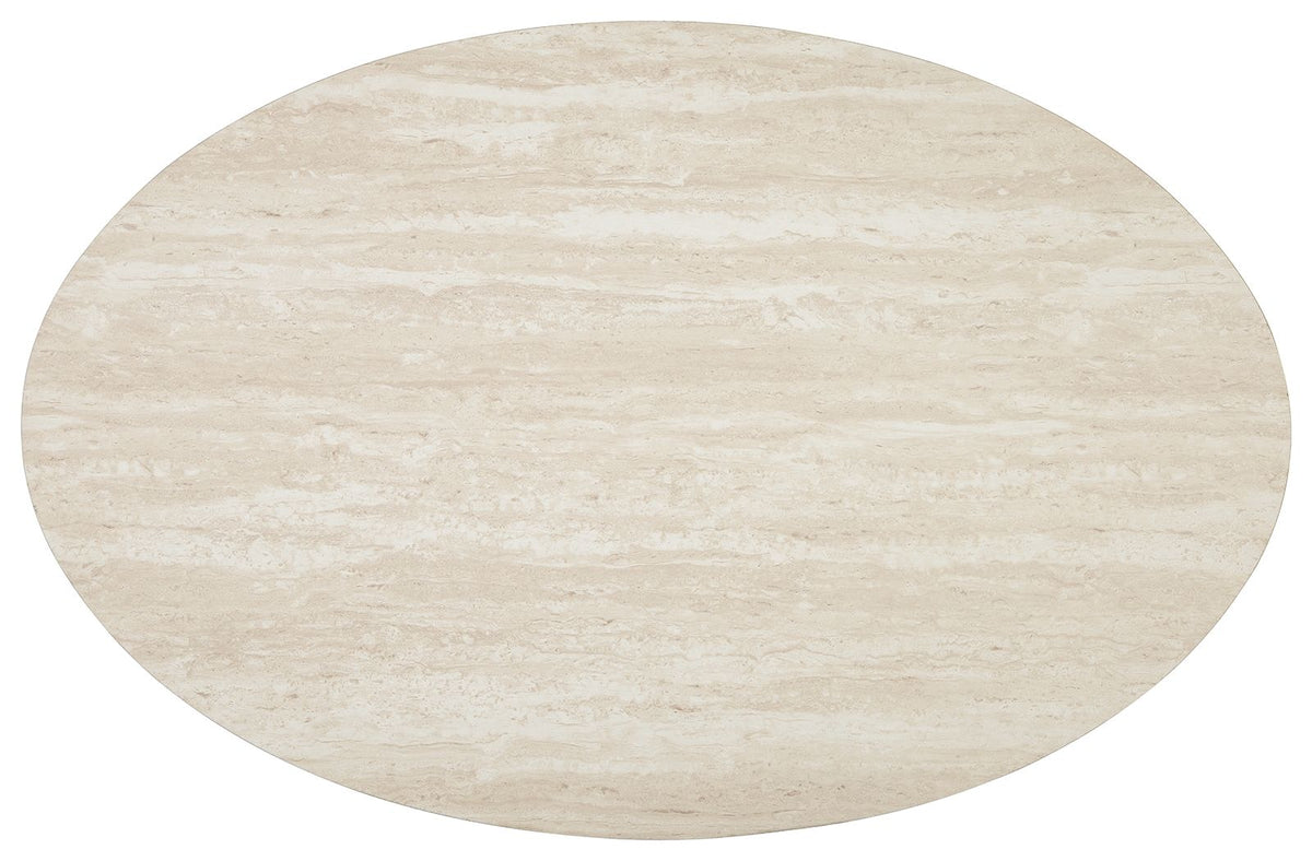 Tarica - Occasional Table Set (Set of 3) - White / Metallic - R&R Furniture Gallery (Fountain Valley, CA)