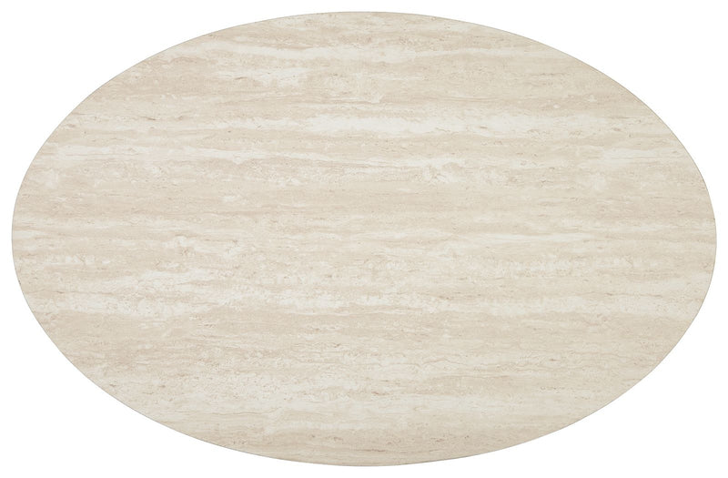 Tarica - Occasional Table Set (Set of 3) - White / Metallic - R&R Furniture Gallery (Fountain Valley, CA)