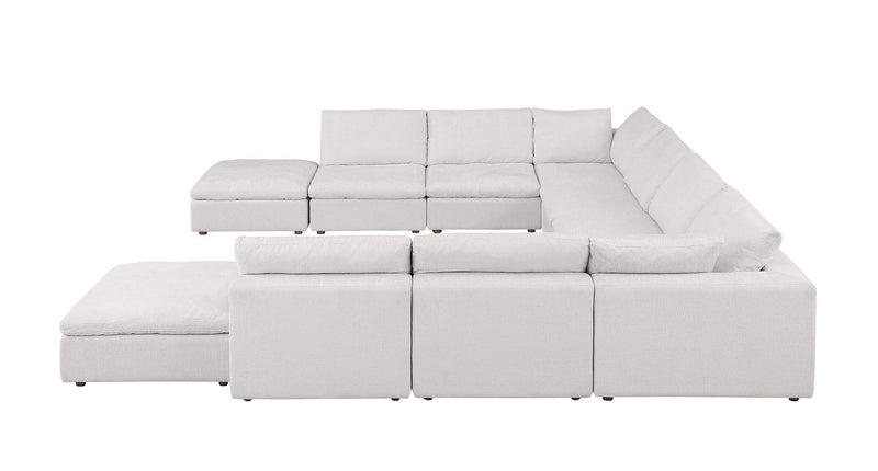 1100 - 10-Piece U-Shaped Sectional In Italian Fabric