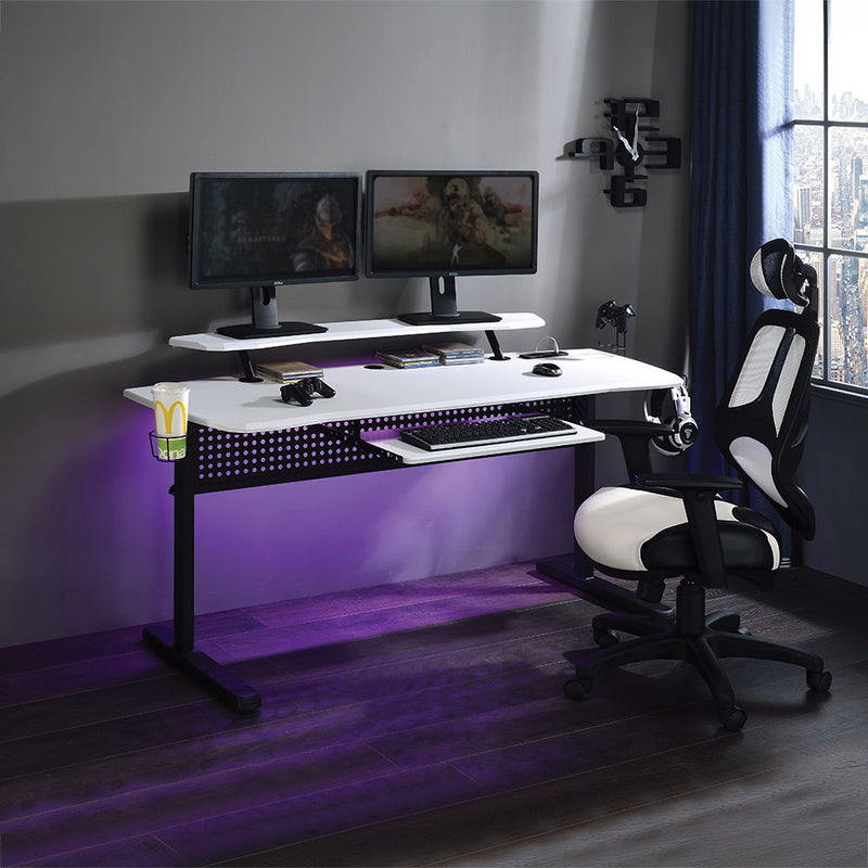 Vildre - Gaming Table w/USB Port - R&R Furniture Gallery (Fountain Valley, CA)