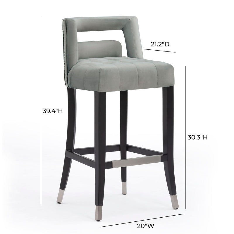 Hart - Velvet Stool - R&R Furniture Gallery (Fountain Valley, CA)