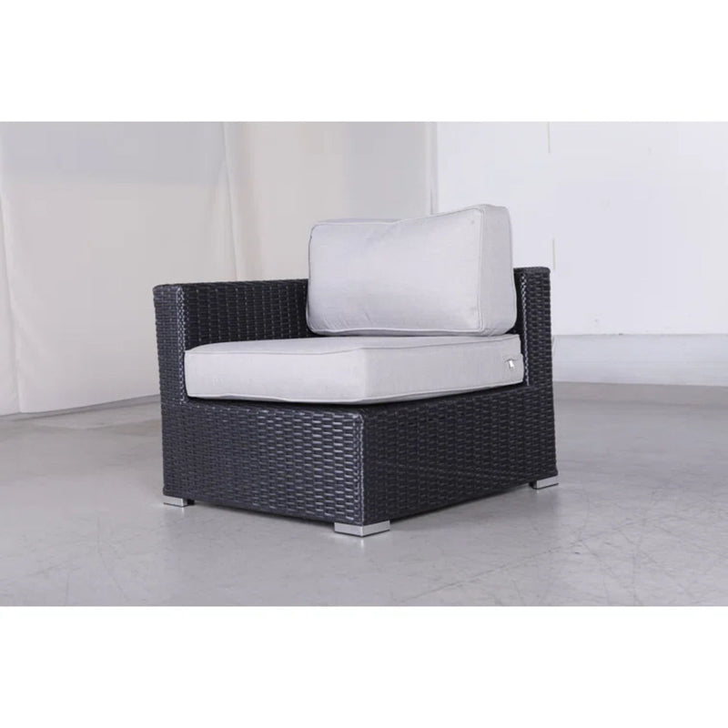 Luxurious Wicker Patio Sectional With Weather Resistant Sunbrella Cushions - R&R Furniture Gallery (Fountain Valley, CA)