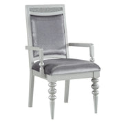 Maverick - Arm Chair (Set of 2) - Fabric & Platinum - R&R Furniture Gallery (Fountain Valley, CA)