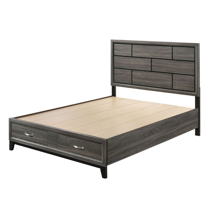 Valdemar - Bed w/Storage - R&R Furniture Gallery (Fountain Valley, CA)
