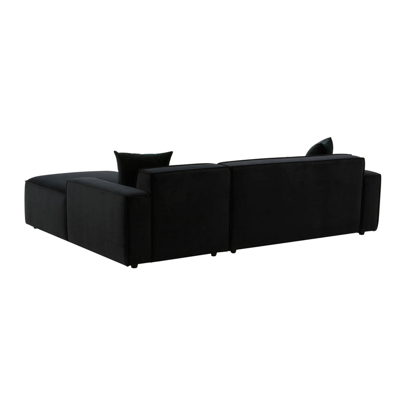 Olafur - Velvet Sectional - R&R Furniture Gallery (Fountain Valley, CA)