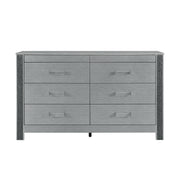 Lorenzo - Dresser With Hidden Jewelry Compartment And Bar Handles In - Silver - R&R Furniture Gallery (Fountain Valley, CA)