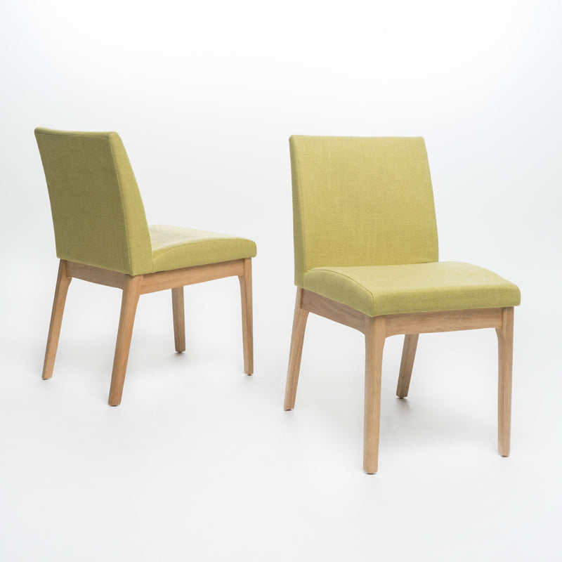 Contemporary Fabric Comfort Dining Chairs (Set of 2) - R&R Furniture Gallery (Fountain Valley, CA)