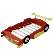 Race Car-Shaped Platform Bed With Wheels - R&R Furniture Gallery (Fountain Valley, CA)
