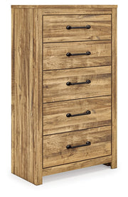Maystonna - Five Drawer Chest - Brown - R&R Furniture Gallery (Fountain Valley, CA)