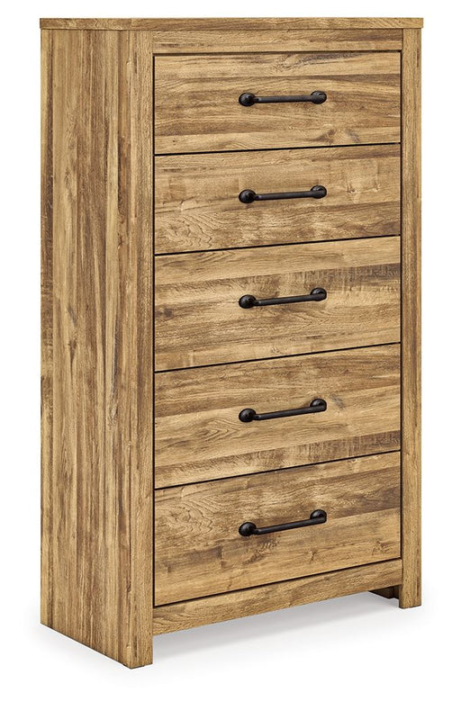 Maystonna - Five Drawer Chest - Brown - R&R Furniture Gallery (Fountain Valley, CA)