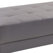 Upholstered contemporary ottoman by Glory Furniture with a plush fabric finish, perfect for modern living room decor.
