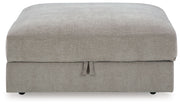 Aslan Court - Ottoman With Storage - Pebble - R&R Furniture Gallery (Fountain Valley, CA)