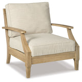 Clare View - Lounge Chair w/Cushion  - Beige - R&R Furniture Gallery (Fountain Valley, CA)