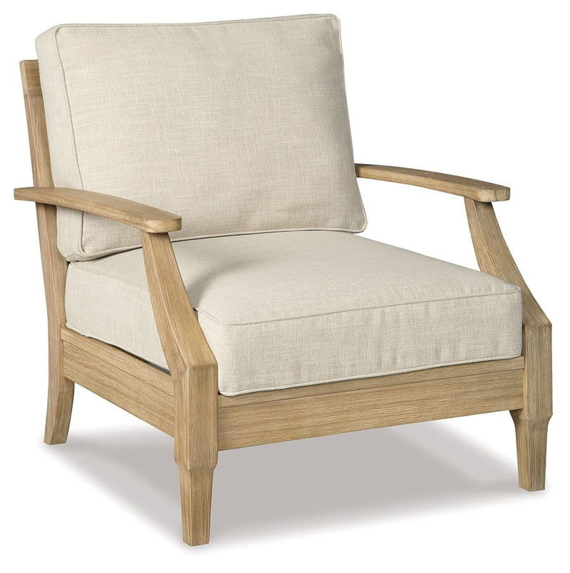 Clare View - Lounge Chair w/Cushion  - Beige - R&R Furniture Gallery (Fountain Valley, CA)