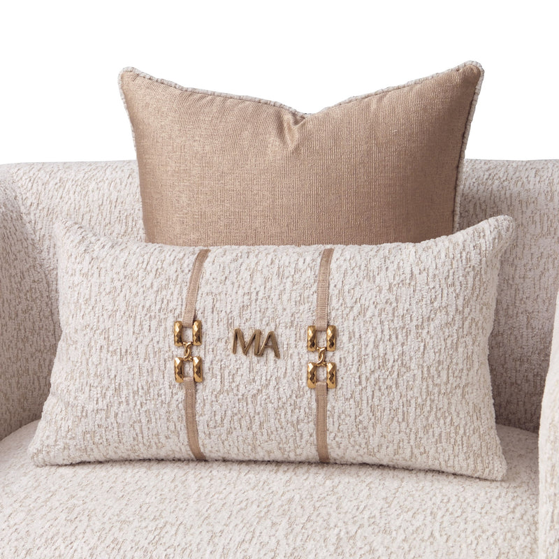 Savannah Breeze - Matching Chair - Cashmere / Gold - R&R Furniture Gallery (Fountain Valley, CA)
