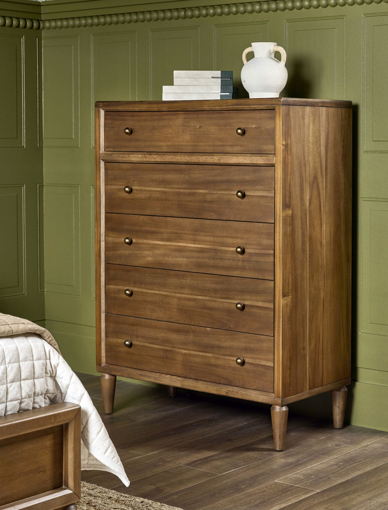 Langley 5 Drw Chest - Autm Fst - R&R Furniture Gallery (Fountain Valley, CA)
