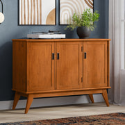 Draper - 3 Door Sideboard Buffet - Brown - R&R Furniture Gallery (Fountain Valley, CA)