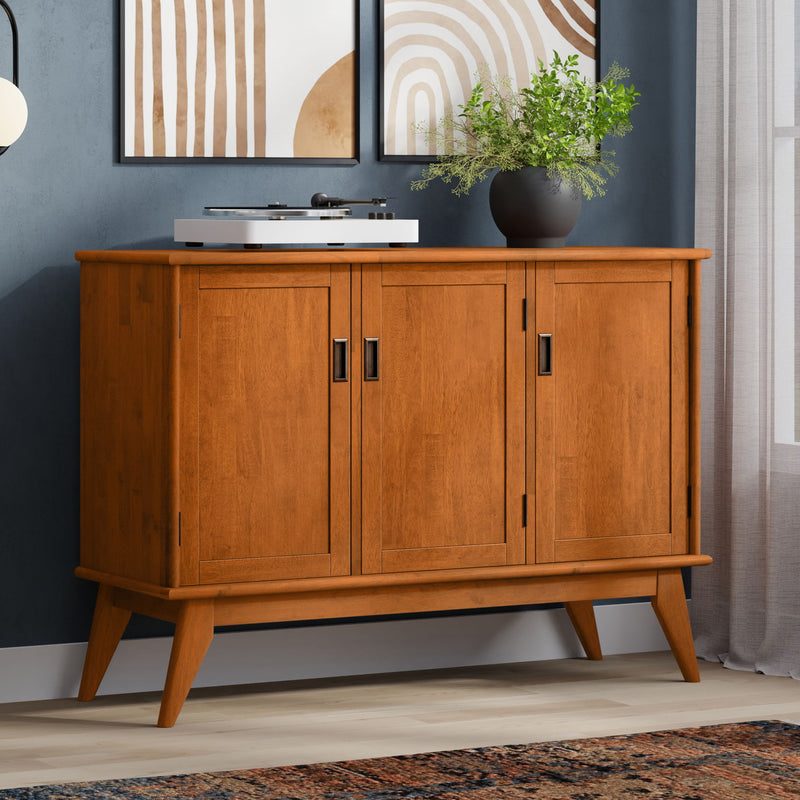 Draper - 3 Door Sideboard Buffet - Brown - R&R Furniture Gallery (Fountain Valley, CA)