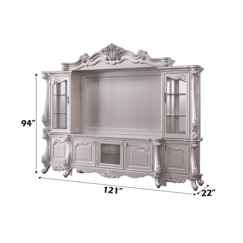 Bently - Entertainment Center - Champagne - R&R Furniture Gallery (Fountain Valley, CA)