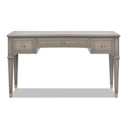 Dauphin - 3 Drawer Executive Desk - R&R Furniture Gallery (Fountain Valley, CA)