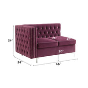 Jaszira - Modular - Armless Loveseat w/2 Pillows - R&R Furniture Gallery (Fountain Valley, CA)