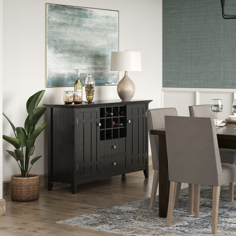 Bedford - Sideboard Buffet And Wine Rack - R&R Furniture Gallery (Fountain Valley, CA)