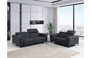 989 - Power Reclining Set With Power Headrest - R&R Furniture Gallery (Fountain Valley, CA)