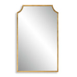 Metal Frame Mirror - Gold Leaf
