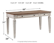 Realyn - Home Office Desk - Light Brown - R&R Furniture Gallery (Fountain Valley, CA)