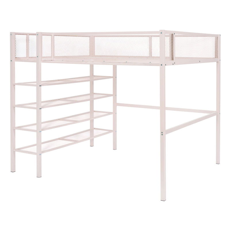 Loft Bed With 4 Tier Shelves And Storage - R&R Furniture Gallery (Fountain Valley, CA)
